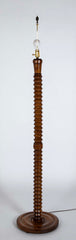 Charles Dudouyt style Turned Floor Lamp