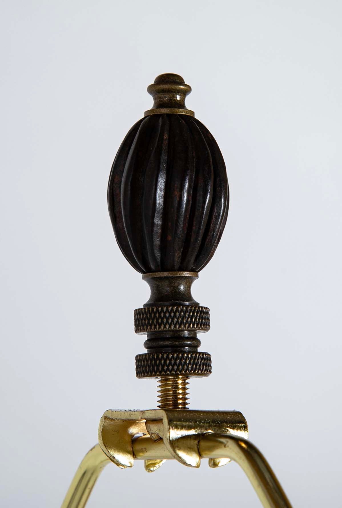 Charles Dudouyt style Turned Floor Lamp