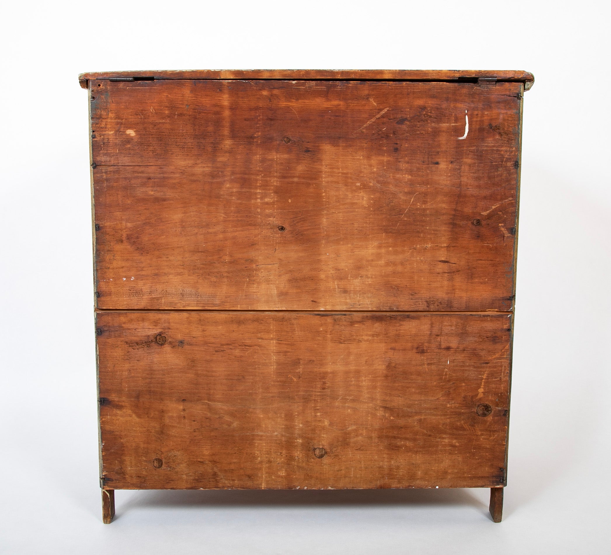Early 19th Century Vermont Painted Pine Blanket Chest