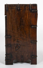 Korean Two Drawer and Drop Down Cupboard Door Chest of Zelkova Wood