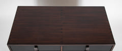 Jules Wabbes Chest of Wenge & Lacquered Wood with Bronze Fittings