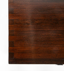 Jules Wabbes Chest of Wenge & Lacquered Wood with Bronze Fittings