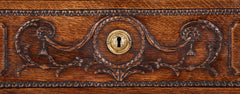 A French 18th Century Oak Chest With Brass Hardware