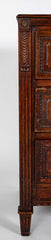 A French 18th Century Oak Chest With Brass Hardware