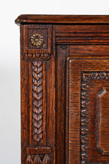 A French 18th Century Oak Chest With Brass Hardware