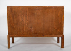 Walnut Three Over Three Drawer Commode