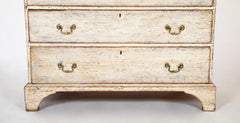 New England White Painted Blanket Chest