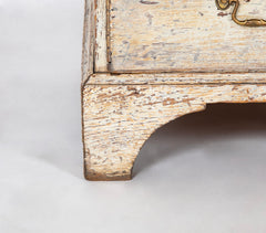New England White Painted Blanket Chest