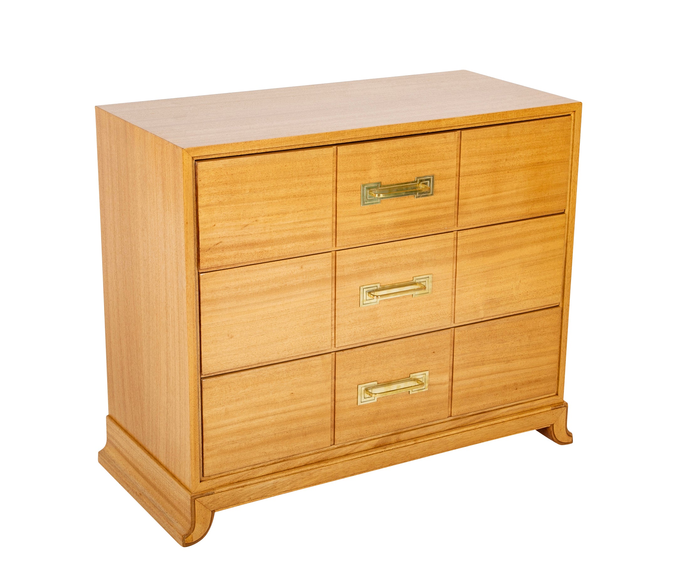 Tommi Parzinger for Charak Modern Bleached Mahogany Chest of Drawers
