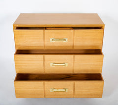 Tommi Parzinger for Charak Modern Bleached Mahogany Chest of Drawers