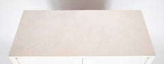 Pair of Two Door Parchment Cabinets in the Manner of Samuel Marx