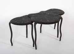 R & Y Agousti Three Part Shagreen Coffee Table