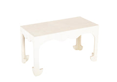Jean Michel Frank Style Low Table Clad in Parchment