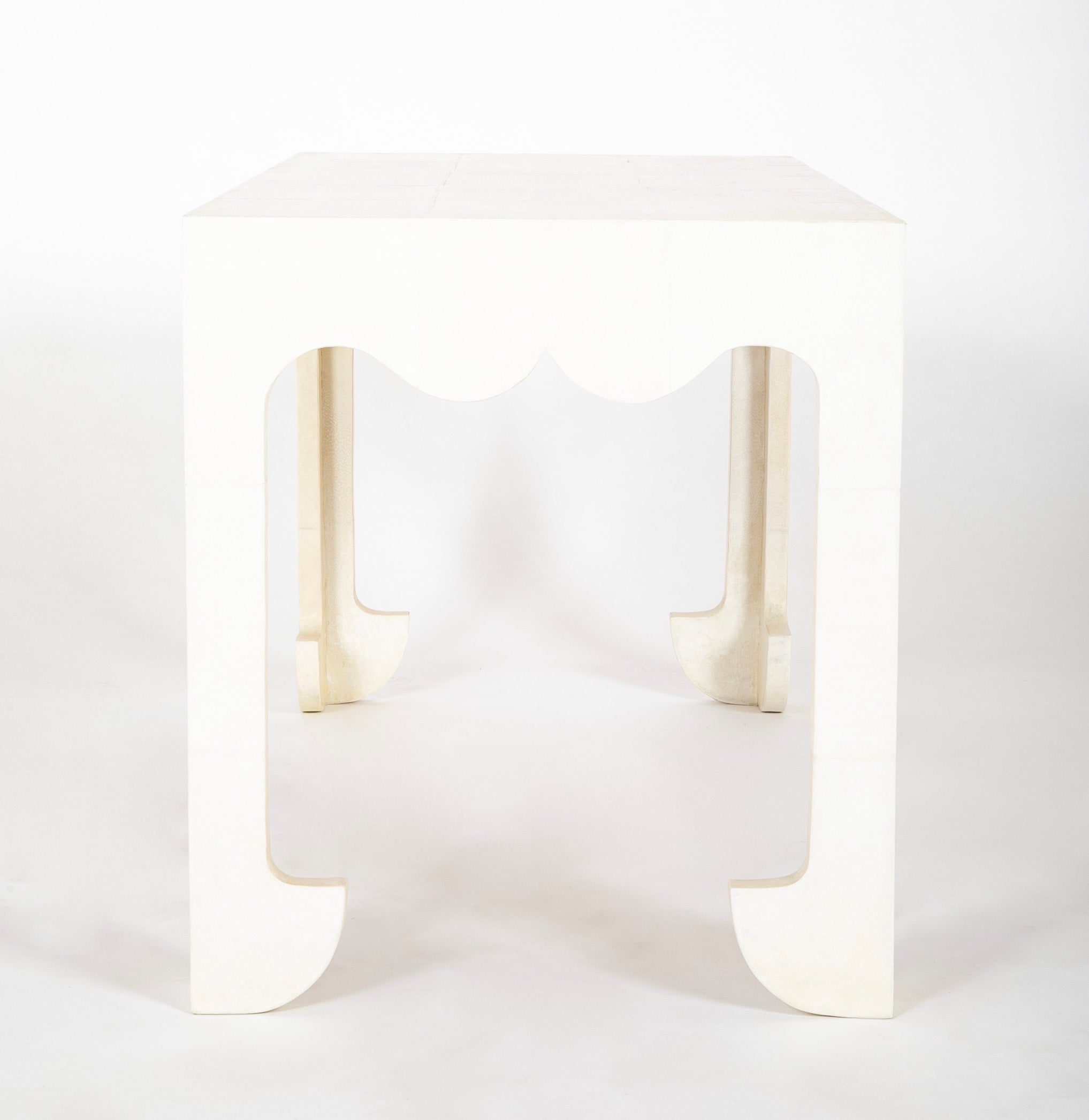 Jean Michel Frank Style Low Table Clad in Parchment