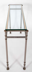 Maison Jansen Glass Top Console Table