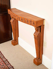 Pair of Egyptian Revival Terracotta Console Tables