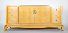 French School of Arbus Credenza in Light Wood with Adam & Eve Medallion