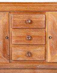 Cerused Oak Credenza Attributed to Charles Dudouyt
