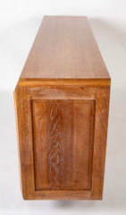 Cerused Oak Credenza Attributed to Charles Dudouyt
