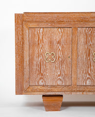 A Mid-Century French Cerused Oak Sideboard