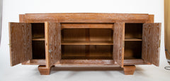 A Mid-Century French Cerused Oak Sideboard