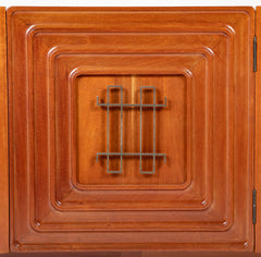Mid-Century Walnut Three Door Credenza Designed by Edmund Spence