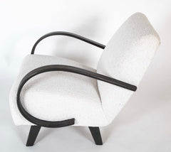 Pair of Open Armchairs by Jindich Halabala