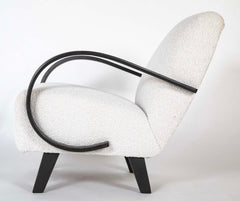 Pair of Open Armchairs by Jindich Halabala