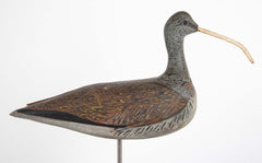 Early 20th Century Curlew Decoy by Chief Eugene Cuffee, Shinnecock Reservation, NY