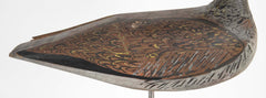 Early 20th Century Curlew Decoy by Chief Eugene Cuffee, Shinnecock Reservation, NY