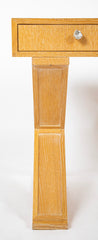 Three Drawer Limed Oak Custom Desk by Designer Vicente Wolf