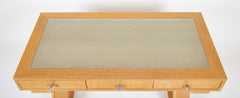 Three Drawer Limed Oak Custom Desk by Designer Vicente Wolf