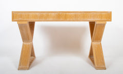 Three Drawer Limed Oak Custom Desk by Designer Vicente Wolf