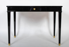 Leather Top Writing Table in the Manner of Jansen