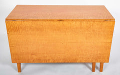 An American Federal Drop Leaf Tiger Maple Table