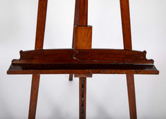 French Early 19th Century Carved & Molded Mahogany Easel