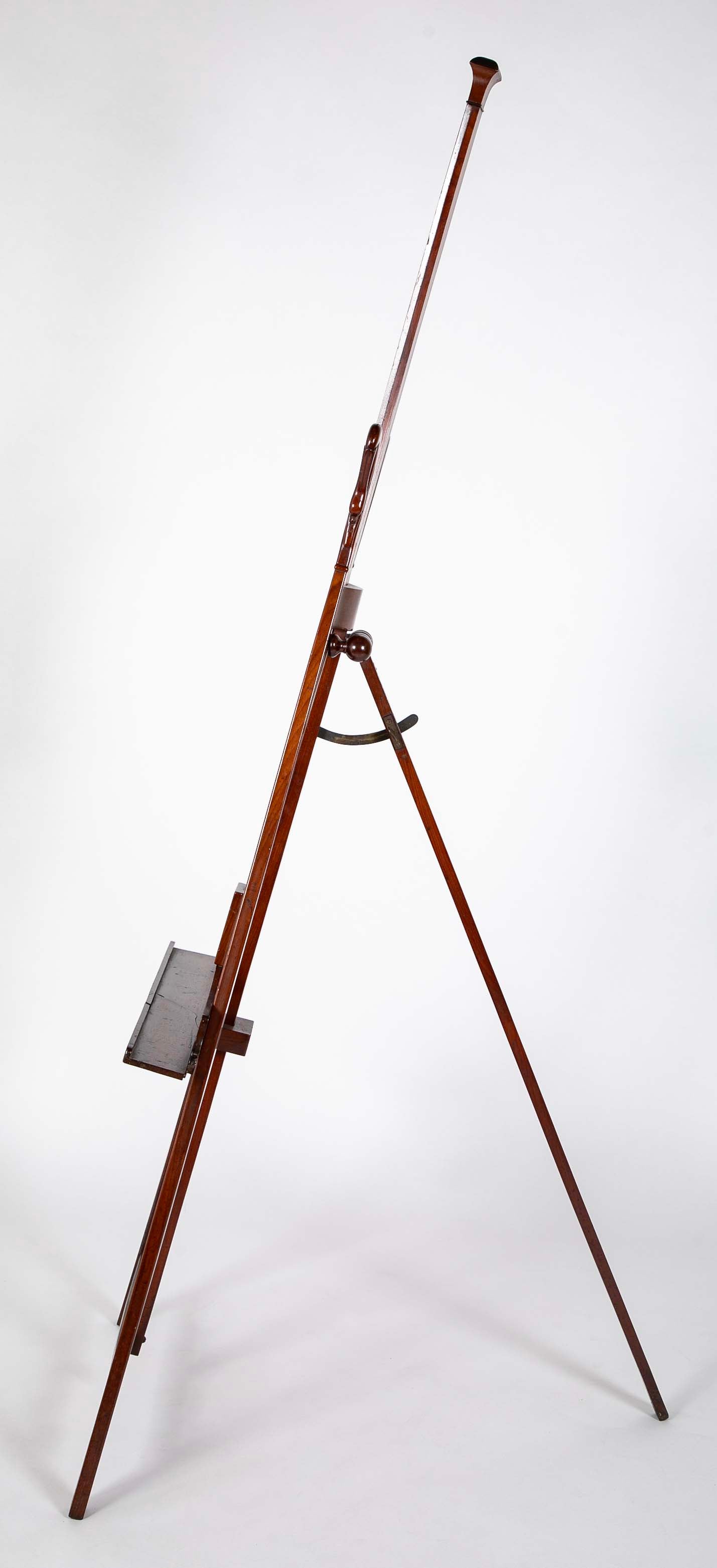 French Early 19th Century Carved & Molded Mahogany Easel