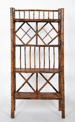 A French Bamboo Etagere Circa 1900