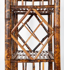 A French Bamboo Etagere Circa 1900