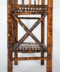 A French Bamboo Etagere Circa 1900