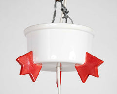 Porcelain Hanging Light Fixture by Italian Architect & Designer Matteo Thun