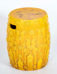 Late 19th Century English Majolica Garden Seat
