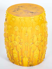 Late 19th Century English Majolica Garden Seat