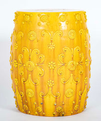 Late 19th Century English Majolica Garden Seat