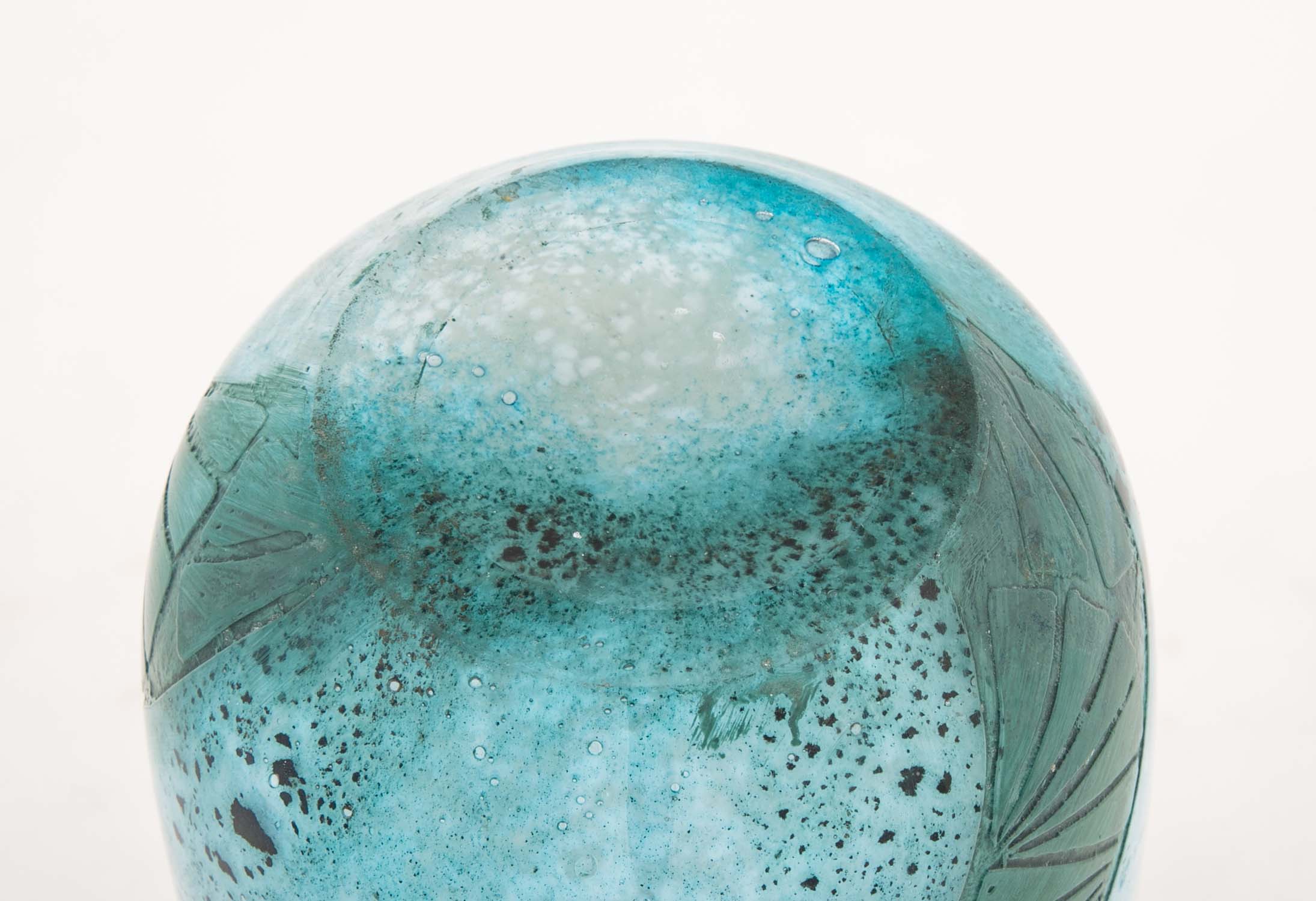 "Vimoutiers" Legras St Denis Glass Works Vase