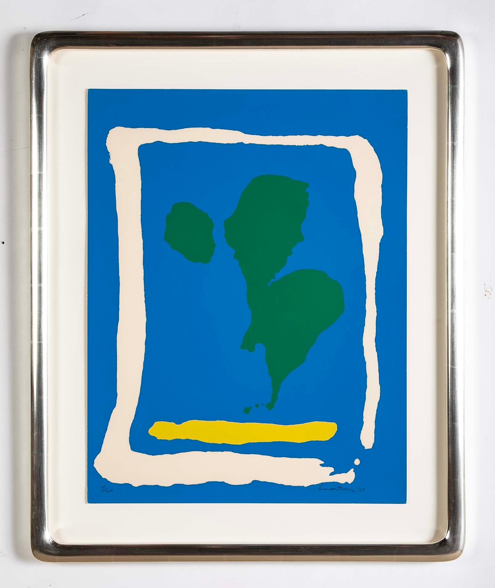 Helen Frankenthaler Screenprint  "Air Frame" from "New York Ten"