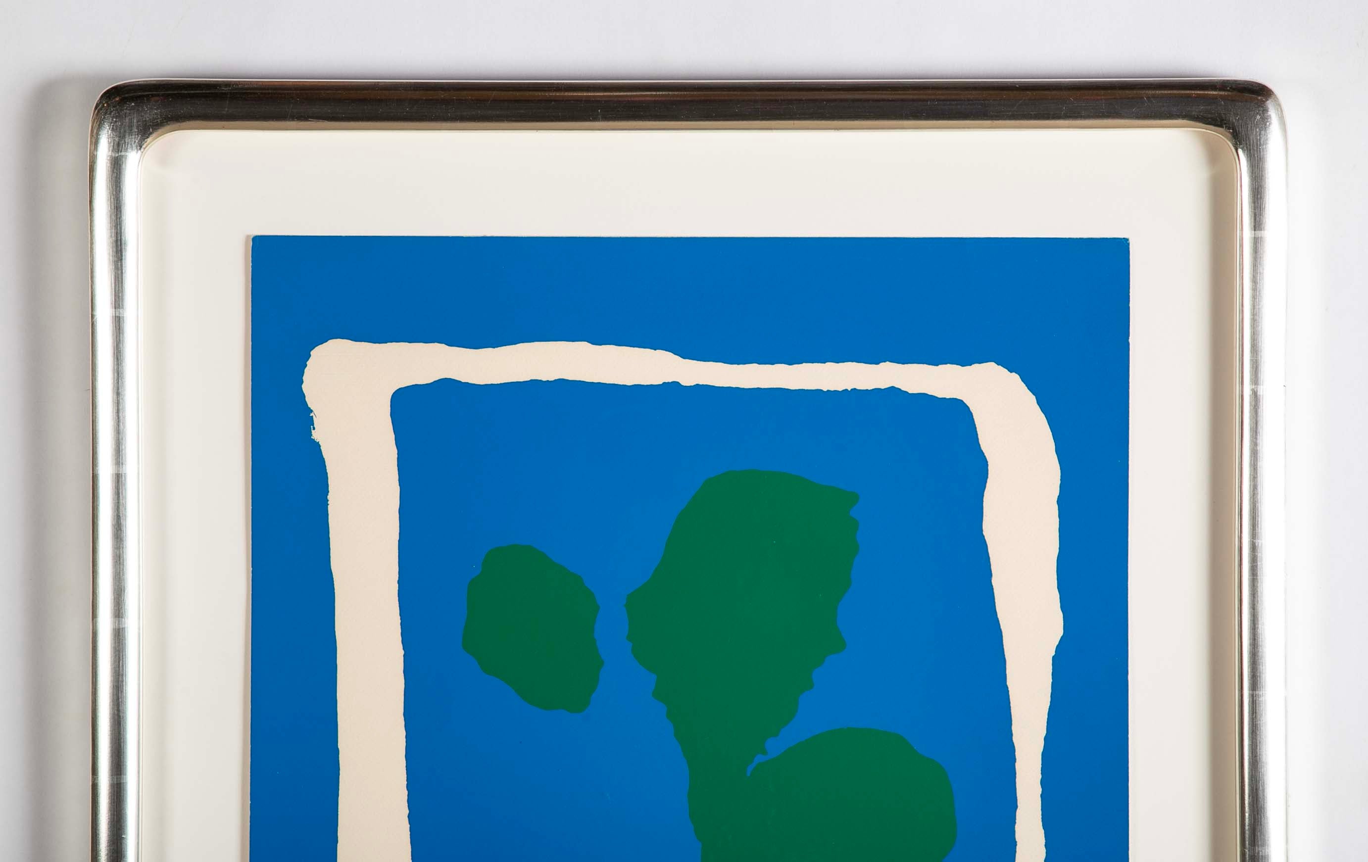 Helen Frankenthaler Screenprint  "Air Frame" from "New York Ten"