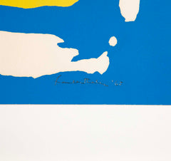 Helen Frankenthaler Screenprint  "Air Frame" from "New York Ten"