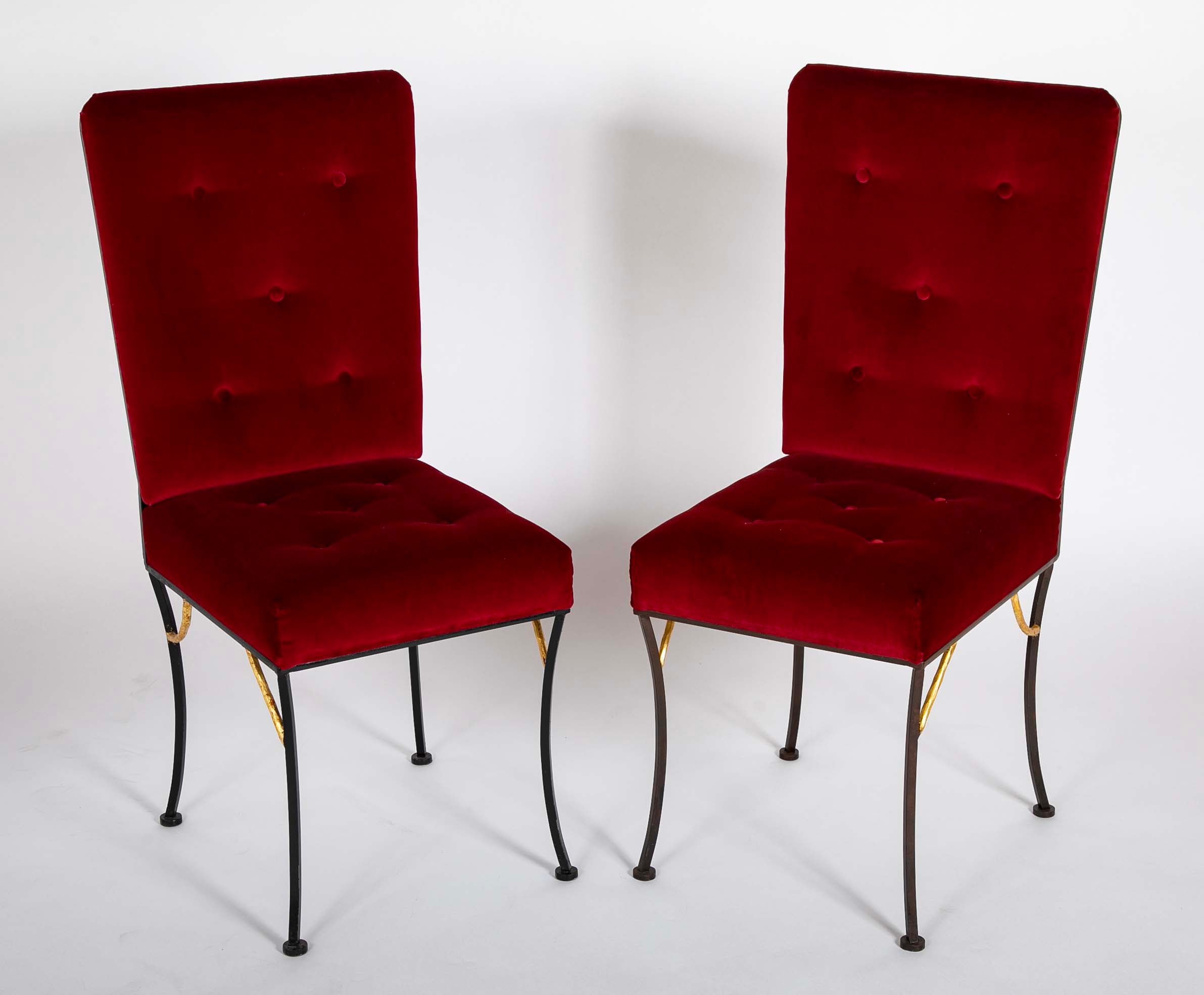 Pair of "Roma" Chairs by Elizabeth Garouste