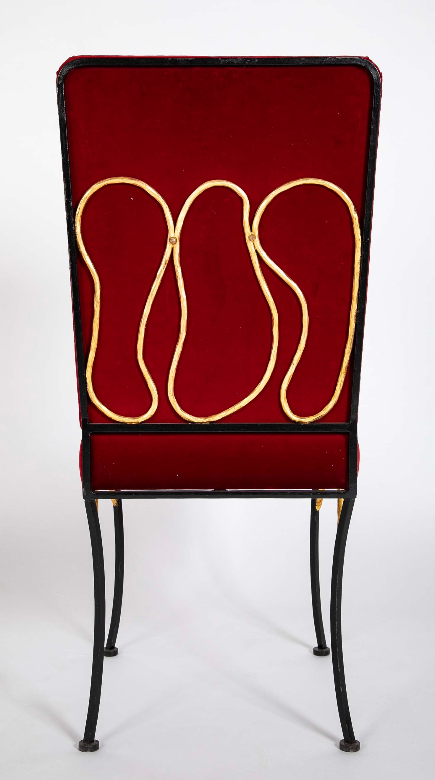 Pair of "Roma" Chairs by Elizabeth Garouste